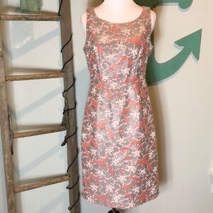 The Limited pink and gray dress